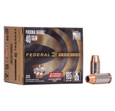 Federal Hydra-Shok 40 S&W 165Gr JHP 20rd