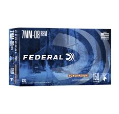 Federal PowerShok 7MM-08 150Gr Soft Point 20rd