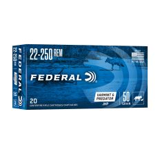 Federal American Eagle 22-250 Remington 50Gr JHP 20rd