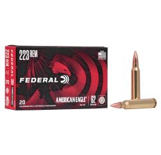 Federal American Eagle 223 Remington 62Gr FMJ 20rd