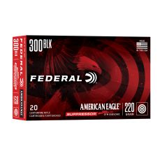 Federal American Eagle 300 Blackout 220Gr Suppressor 20rd