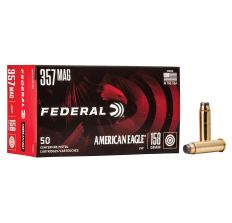 Federal American Eagle 357 Magnum 158Gr Jacketed Soft Point 50rd