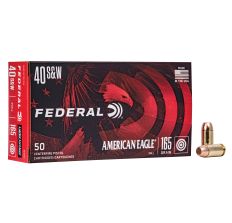 Federal American Eagle 40 S&W 165Gr FMJ 50rd