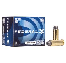 Federal Champion 45 Long Colt 225Gr Semi Wadcutter Hollow Point 20rd