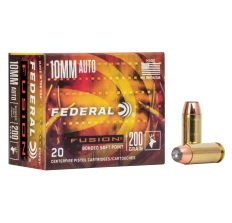 Federal Fusion 10MM 200Gr Soft Point 20rd