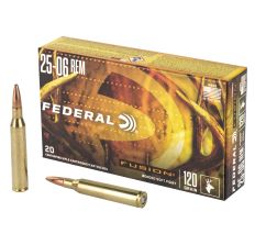 Federal Fusion 25-06 Remington 120Gr Boat Tail 20rd