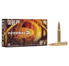 Federal Fusion 30-06 Springfield 150Gr Boat Tail 20rd