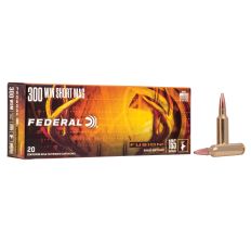 Federal Fusion 300 Winchester Short Magnum 165Gr Boat Tail 20rd