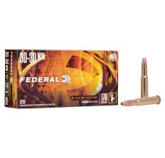 Federal Fusion 30-30 Winchester 170Gr Flat Nose 20rd