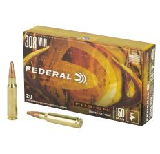 Federal Fusion 308 Winchester 150Gr Boat Tail 20rd