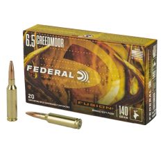 Federal Fusion 6.5 Creedmoor 140Gr Soft Point 20rd