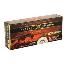 Federal Gold Medal 223 Remington 73gr Berger 20rd