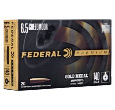 Federal Gold Medal 6.5 Creedmoor 140Gr Berger 20rd