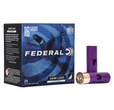 Federal Game Load Hi-Brass 16 Gauge 2.75" #6 Shot 3 1/4 Dram 25rd