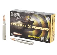 Federal Premium 30-06 Springfield 168Gr Berger Hybrid Hunter 20rd