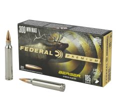 Federal Premium 300 Winchester Magnum 185Gr Berger Hybrid Hunter 20rd