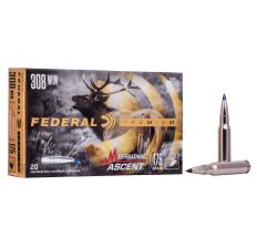 Federal Premium 308 Winchester 175Gr Terminal Ascent 20rd