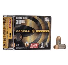 Federal Hydra-Shok Deep 380 ACP 99Gr Hollow Point 20rd