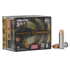 Federal Premium 38 Special 130Gr JHP 20rd