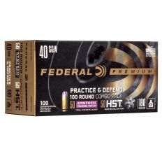 Federal Premium Defense Syntech 40 S&W 180Gr JHP 100rd