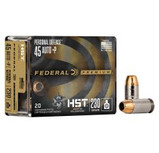 Federal Premium HST 45 ACP+P 230Gr JHP 20rd