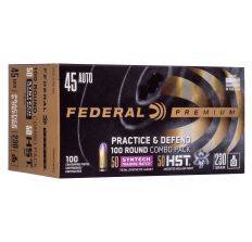 Federal Premium Defense Syntech 45 ACP 230Gr JHP 100rd