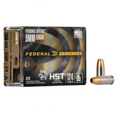 Federal Premium Personal Defense 9mm Luger HST 124gr 20rd