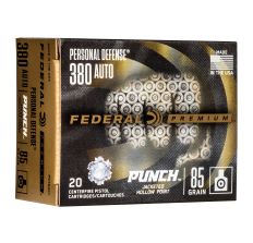 Federal Premium Punch 380 ACP 85Gr JHP 20rd