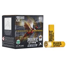 Federal Premium Prairie Storm 20 Gauge 3" #4 Steel Shot 25rd