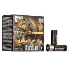 Federal Premium Black Cloud 12 Gauge 3" #3 Steel Shot 25rd