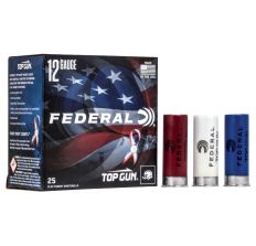 Federal Top Gun ShotShells Red White Blue 12ga 2.75" #8 1-1/8oz 25rd