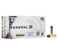 Federal Train & Protect 38 Special 158Gr Versatile Hollow Point 50rd