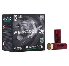 Federal Upland 12 Gauge 2.75" #7.5 Steel Shot 25 Round