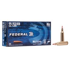 Federal Varmint & Predator 22-250 Remington 55Gr V-Max 20rd