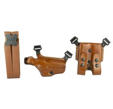 Galco Miami Classic Shoulder Holster 3-5" Colt Govt RH Tan