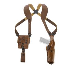 Galco VHS 4.0 Shoulder Holster 1911 4"/5" Ambidextrous Tan