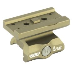 Geissele Automatics Super Precision T1 Co-Witness Mount Aimpoint Desert Tan