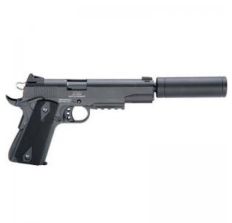 ATI GSG 1911 Pistol Black .22LR 5" Threaded Barrel 10rd Picatinny Rail 1/2x28 Thread Adaptor