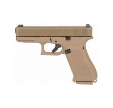 Glock 19X 9MM 4.02" Marksman Barrel Coyote Finish Glock Night Sights Coyote Color Pistol Case 10rd (3) Magazines