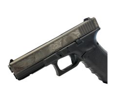 Glock 17 GEN 4 Full Size 9MM 4.49" 17rd Black Engraved