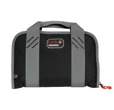 GPS DOUBLE COMPACT PISTOL CASE BLACK