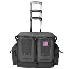 GPS Tactical Rolling Range Bag Black