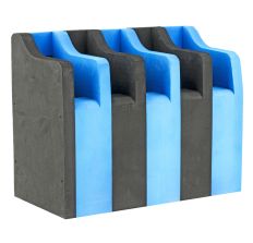 GPS Foam Pistol Cradle Up To 5 Pistols Blue