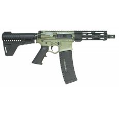  ATI Omni Maxx Hybrid AR-15 Pistol .223/5.56 Battlefield Green 7.5" Barrel w/ Breach Brace - 60rd