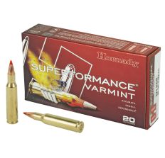 Hornady Superformance Varmint 222 Remington 50Gr V-Max 20rd