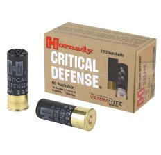 Hornady Critical Defense 12 Gauge 2.75" 00 Buck Buckshot 10rd