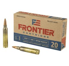 Frontier Cartridge Lake City 223 Remington 68Gr Hollow Point 20rd