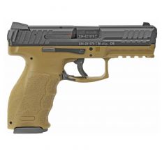 Heckler & Koch HK VP9 Pistol 9mm 4.1" Barrel (2) 17rd Luminous Sights - FDE Frame / Black Slide