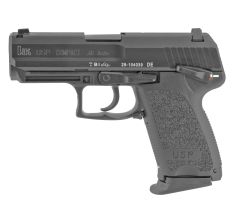 Heckler & Koch USP45C Compact DA/SA 45 ACP 3.78" 8rd Black V1