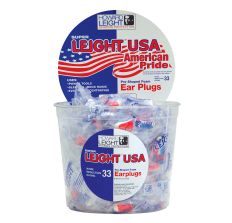 Howard Leight Super Ear Plug Red, White, Blue 100pk